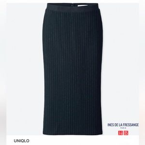 Uniqlo Size S Striped Tweed Pencil Skirt